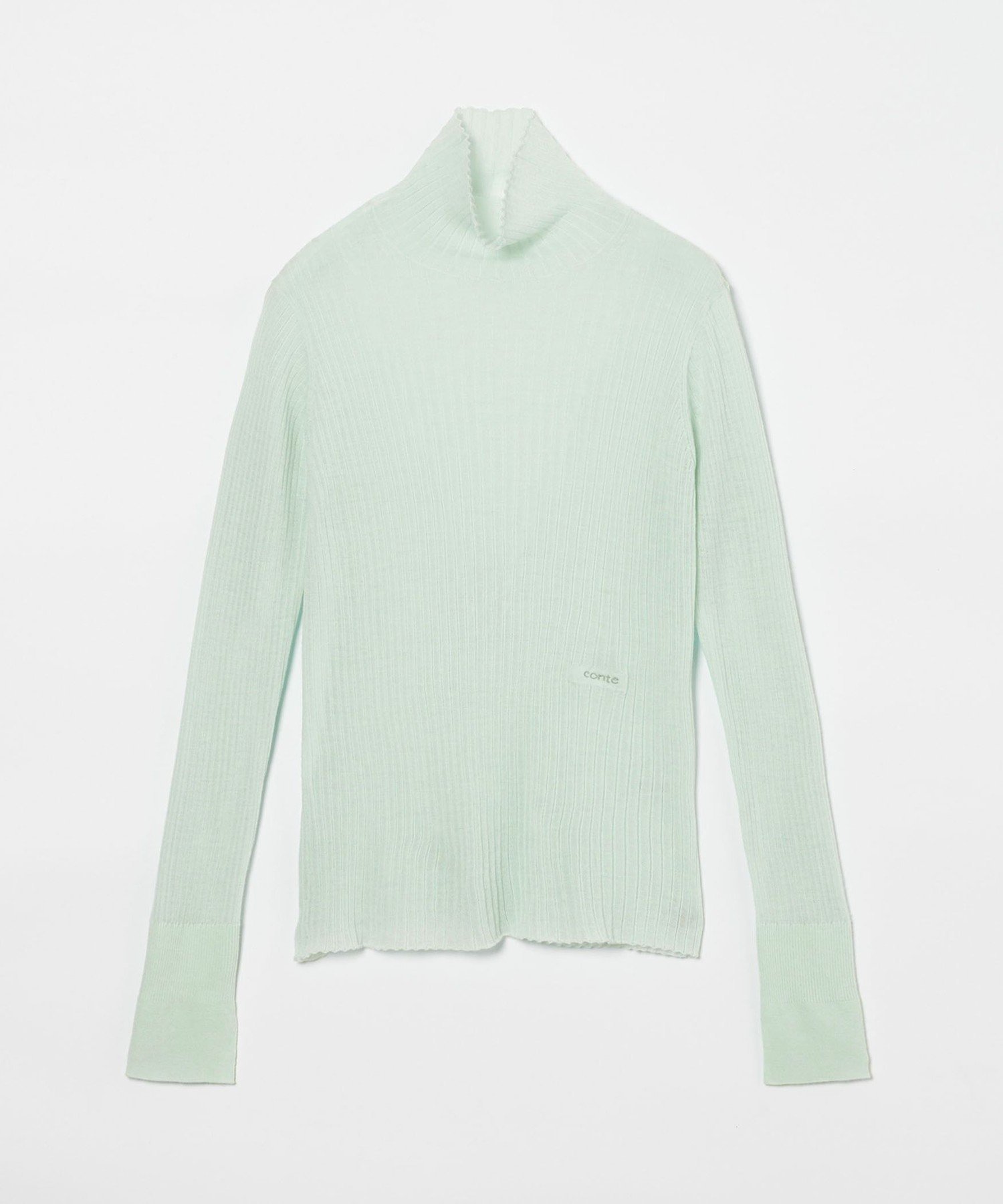 【ユナイテッドアローズ/UNITED ARROWS】のconte シアー リブ タートルネックニット インテリア・キッズ・メンズ・レディースファッション・服の通販 founy(ファニー) 　ファッション　Fashion　レディースファッション　Fashion for Women　トップス・カットソー　Cut & Sew Tops　ニット　Knit Tops & Sweaters　タートルネック・ハイネックトップス　Turtlenecks & High-Neck Tops　シアー　Sheer, See-Through　タートルネック　Turtleneck, High Neck　定番　Standard, Basic Item　LIME|ID: prp329100004721394 ipo3291000000034121207