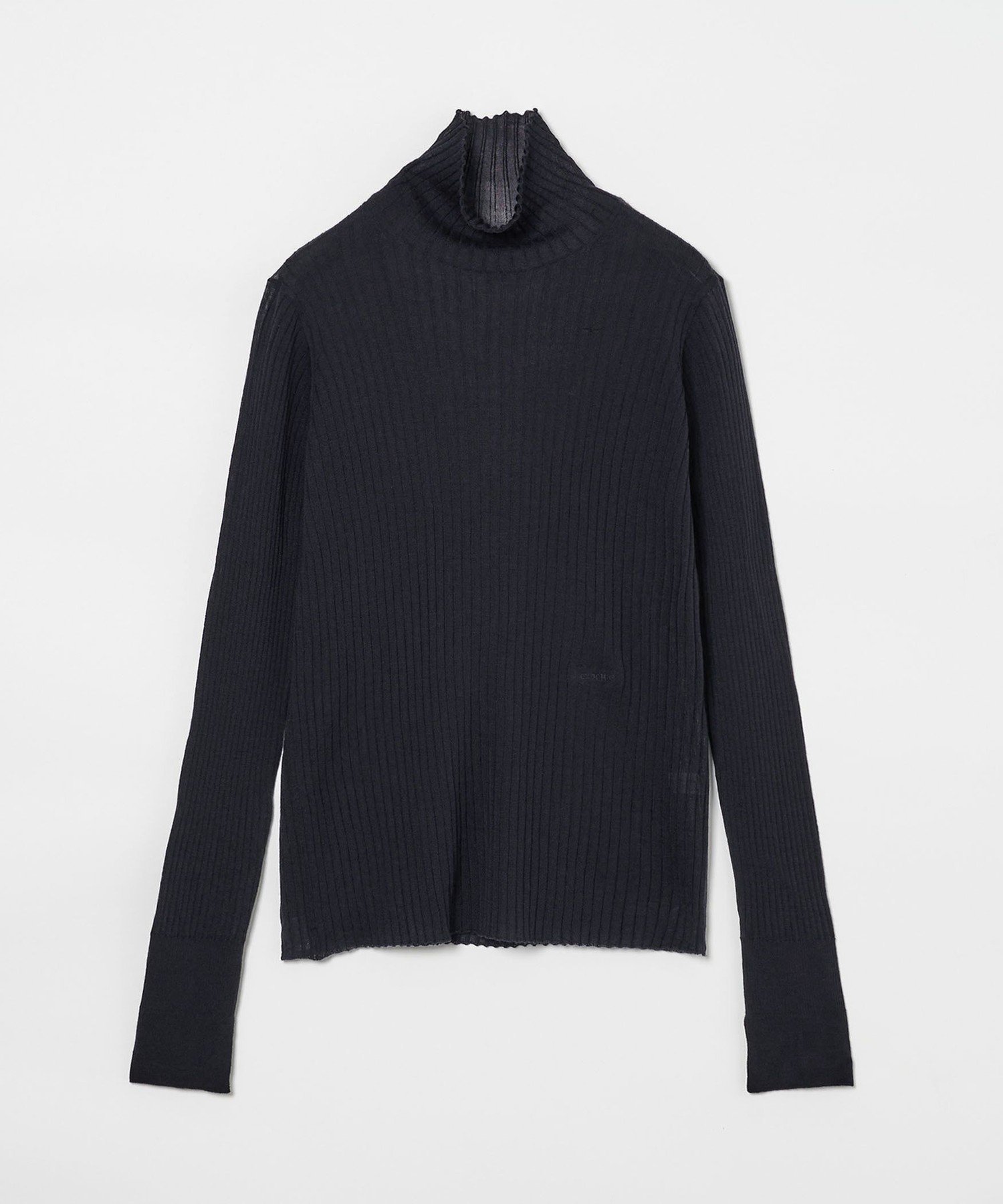【ユナイテッドアローズ/UNITED ARROWS】のconte シアー リブ タートルネックニット インテリア・キッズ・メンズ・レディースファッション・服の通販 founy(ファニー) 　ファッション　Fashion　レディースファッション　Fashion for Women　トップス・カットソー　Cut & Sew Tops　ニット　Knit Tops & Sweaters　タートルネック・ハイネックトップス　Turtlenecks & High-Neck Tops　シアー　Sheer, See-Through　タートルネック　Turtleneck, High Neck　定番　Standard, Basic Item　NAVY|ID: prp329100004721394 ipo3291000000034121208