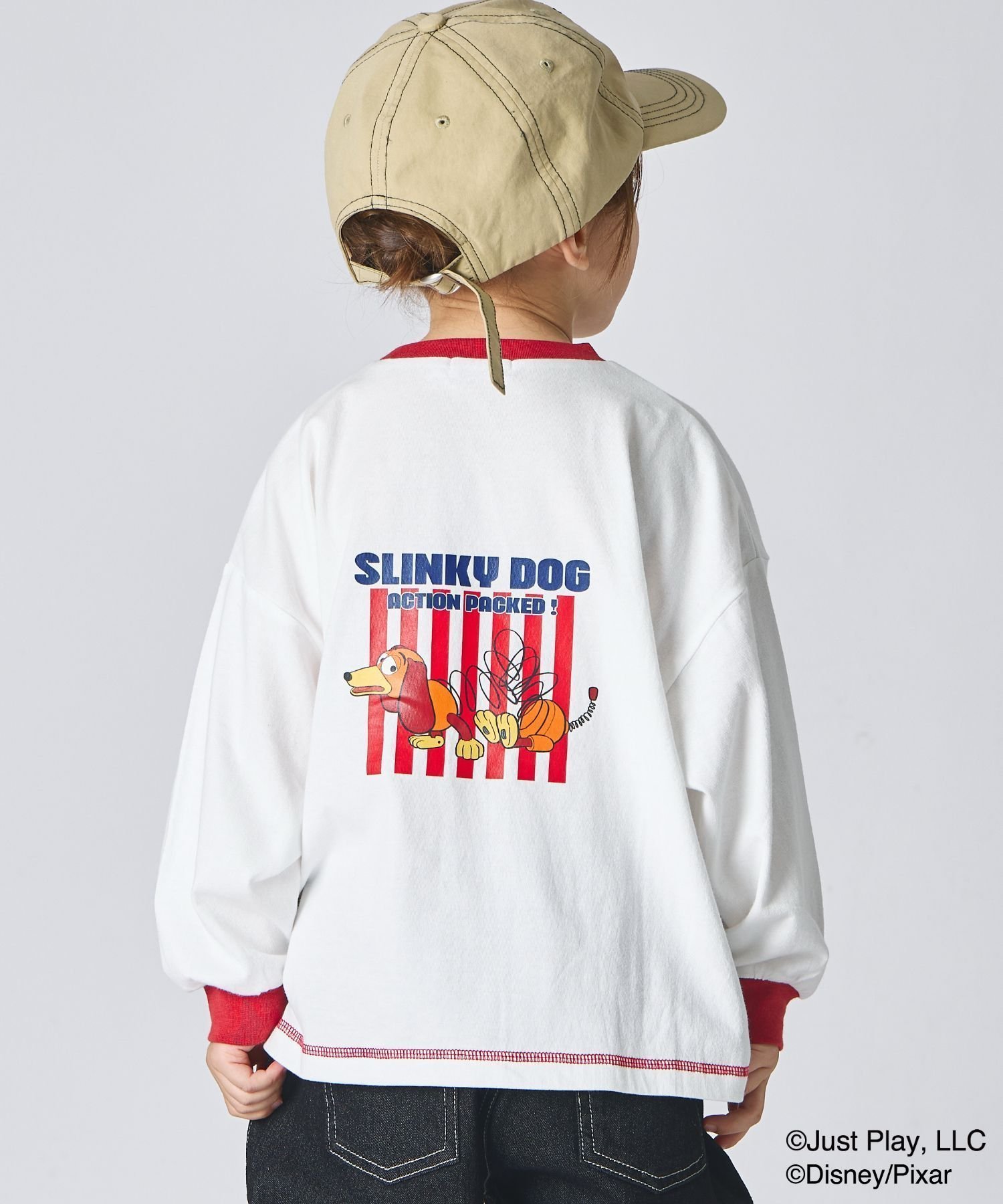 【ペアマノン/pairmanon / KIDS】の【トイ・ストーリー】ユニセックス バックプリント長袖Tシャツ インテリア・キッズ・メンズ・レディースファッション・服の通販 founy(ファニー) 　ファッション　Fashion　キッズファッション　Fashion for Kids　おすすめ　Recommended / Our Picks　キャラクター　Character, Licensed Characters　プリント　Print, Printed Pattern　人気　Popular, Best Seller　長袖　Long Sleeve, Full Sleeve　ホワイト01|ID: prp329100004721691 ipo3291000000034122880