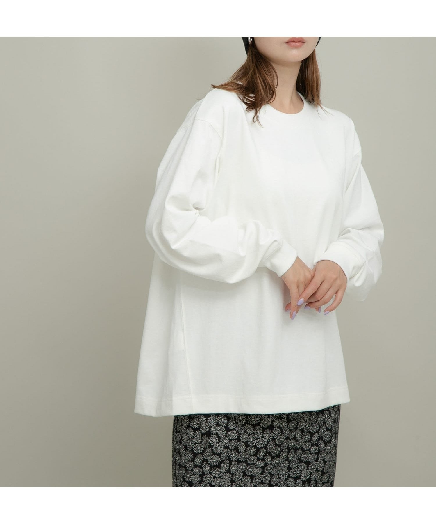 【サニーレーベル/Sonny Label / URBAN RESEARCH】のUpDRIFT ルーズフィットロングTシャツ インテリア・キッズ・メンズ・レディースファッション・服の通販 founy(ファニー) ファッション Fashion レディースファッション Fashion for Women トップス・カットソー Cut & Sew Tops シャツ・ブラウス・オフィスカジュアル Elegant Blouses & Button-Ups ロングTシャツ・Tシャツ Longline T-Shirts & Tees 2025年 2025 2025-2026秋冬・A/W Autumn/Winter 2025–26 AW25–26 冬 Winter / This Winter おすすめ Recommended / Our Picks カットソー Cut and Sewn Top シンプル Simple, Minimal スウェット / スエット Sweatshirt, Sweatwear バランス Balance, Style Balance フレア Flare, Flared ヨーク Yoke, Yoke Design ワイド Wide, Wide Fit A/W・秋冬 Autumn/Winter オフ|ID: prp329100004721693 ipo3291000000034524728