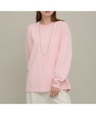 【サニーレーベル/Sonny Label / URBAN RESEARCH】のUpDRIFT ルーズフィットロングTシャツ 人気、トレンドファッション・服の通販 founy(ファニー) ファッション Fashion レディースファッション Fashion for Women トップス・カットソー Cut & Sew Tops シャツ・ブラウス・オフィスカジュアル Elegant Blouses & Button-Ups ロングTシャツ・Tシャツ Longline T-Shirts & Tees 2025年 2025 2025-2026秋冬・A/W Autumn/Winter 2025–26 AW25–26 冬 Winter / This Winter おすすめ Recommended / Our Picks カットソー Cut and Sewn Top シンプル Simple, Minimal スウェット / スエット Sweatshirt, Sweatwear バランス Balance, Style Balance フレア Flare, Flared ヨーク Yoke, Yoke Design ワイド Wide, Wide Fit A/W・秋冬 Autumn/Winter thumbnail ピンク|ID: prp329100004721693 ipo3291000000034524730