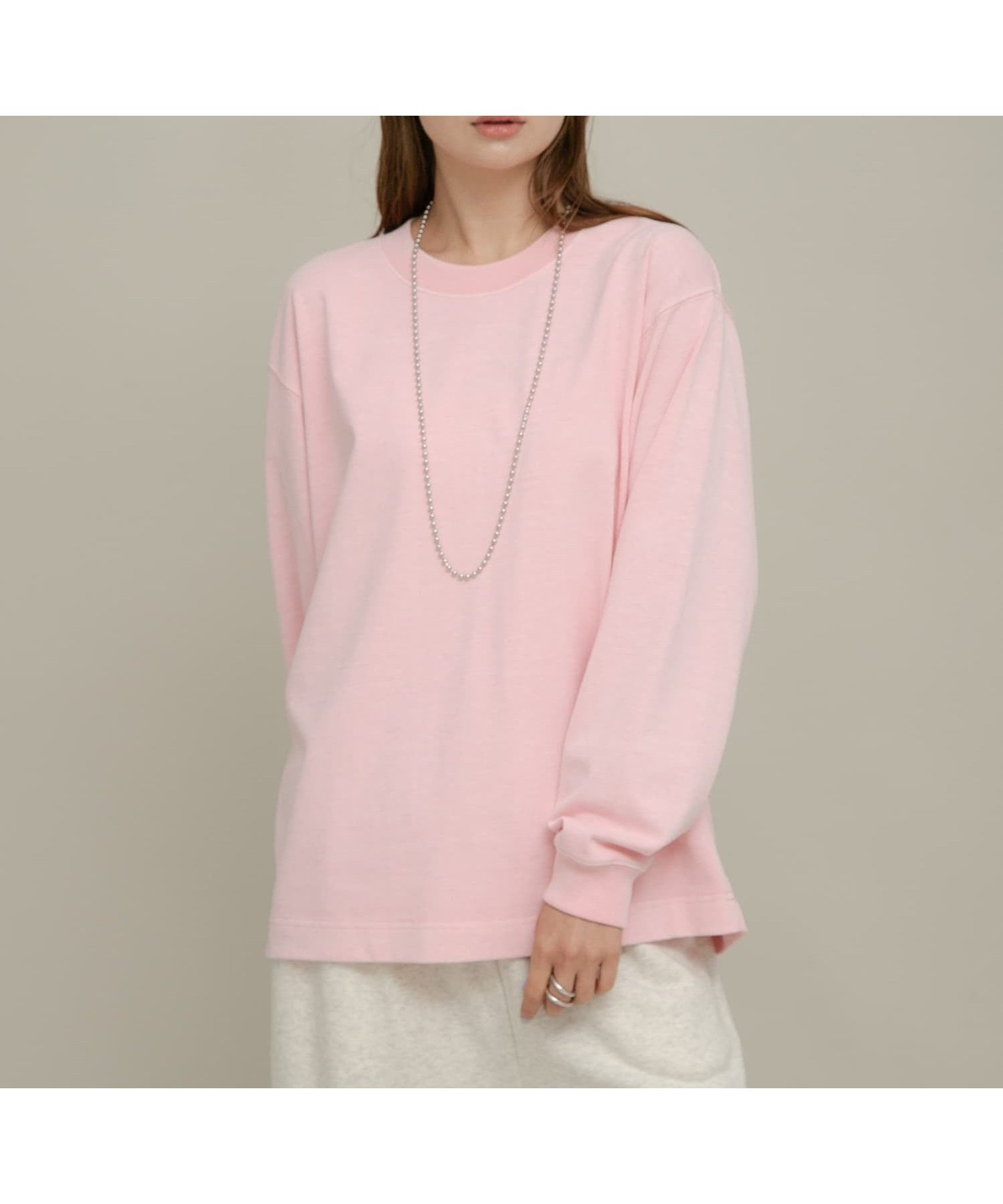 【サニーレーベル/Sonny Label / URBAN RESEARCH】のUpDRIFT ルーズフィットロングTシャツ インテリア・キッズ・メンズ・レディースファッション・服の通販 founy(ファニー) ファッション Fashion レディースファッション Fashion for Women トップス・カットソー Cut & Sew Tops シャツ・ブラウス・オフィスカジュアル Elegant Blouses & Button-Ups ロングTシャツ・Tシャツ Longline T-Shirts & Tees 2025年 2025 2025-2026秋冬・A/W Autumn/Winter 2025–26 AW25–26 冬 Winter / This Winter おすすめ Recommended / Our Picks カットソー Cut and Sewn Top シンプル Simple, Minimal スウェット / スエット Sweatshirt, Sweatwear バランス Balance, Style Balance フレア Flare, Flared ヨーク Yoke, Yoke Design ワイド Wide, Wide Fit A/W・秋冬 Autumn/Winter ピンク|ID: prp329100004721693 ipo3291000000034524730