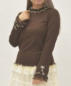 【アクシーズファム/axes femme】のラメチュールメロープルオーバー 人気、トレンドファッション・服の通販 founy(ファニー) ファッション Fashion レディースファッション Fashion for Women トップス・カットソー Cut & Sew Tops カジュアルプルオーバー・ニットトップス Pullovers & Knit Tops / Casual Pullovers インナー Innerwear 秋 Autumn カラフル Colorful Design ストライプ Stripe, Striped Pattern スリット Slit, Slit Detail パープル Purple, Violet パール Pearl, Pearl Accent ビジュー Bijou, Jewel-like Accent フリル Frill, Ruffle ワンポイント One Point, Statement Accent 冬 Winter / This Winter おすすめ Recommended / Our Picks thumbnail Dブラウン|ID: prp329100004721695 ipo3291000000034353512