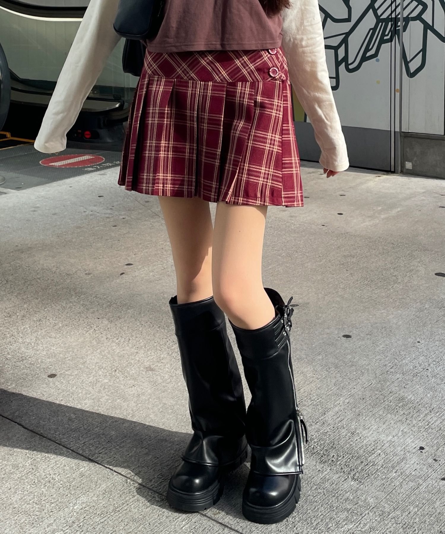 【レピピアルマリオ/repipi armario / KIDS】のチェックスソプリーツスカート インテリア・キッズ・メンズ・レディースファッション・服の通販 founy(ファニー) 　ファッション　Fashion　キッズファッション　Fashion for Kids　トレンド　Trend, Trending Now　プリーツ　Pleats, Pleated　ポケット　Pocket, Pocket Detail　ロング　Long, Long-Length　今季　This Season, Current Season　エンジチェック38|ID: prp329100004721706 ipo3291000000034123133