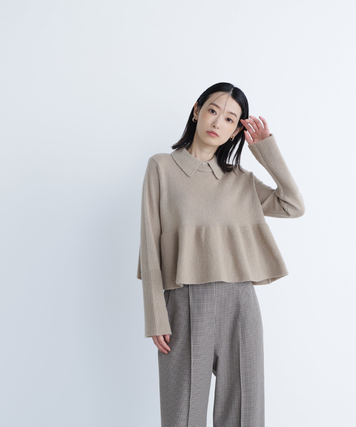 【ナチュラル ビューティー ベーシック/NATURAL BEAUTY BASIC】の襟付きペプラムニット 人気、トレンドファッション・服の通販 founy(ファニー) 雑誌掲載アイテム Magazine Picks & Fashion Features ファッション雑誌 Fashion Magazines オッジ Oggi ファッション Fashion レディースファッション Fashion for Women トップス・カットソー Cut & Sew Tops ニット Knit Tops & Sweaters 12月号 December Issue トレンド Trend, Trending Now ペプラム Peplum, Flared Hem エレガント 上品 Elegant 畦 Ribbed Knit 雑誌 Magazine, Fashion Magazine other-1|ID: prp329100004721713 ipo3291000000034543428