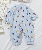 【エフオー オンラインストア/F.O.Online Store / KIDS】のWEB限定 裏毛4柄カバーオール サックス|ID: prp329100004721714 ipo3291000000034123344