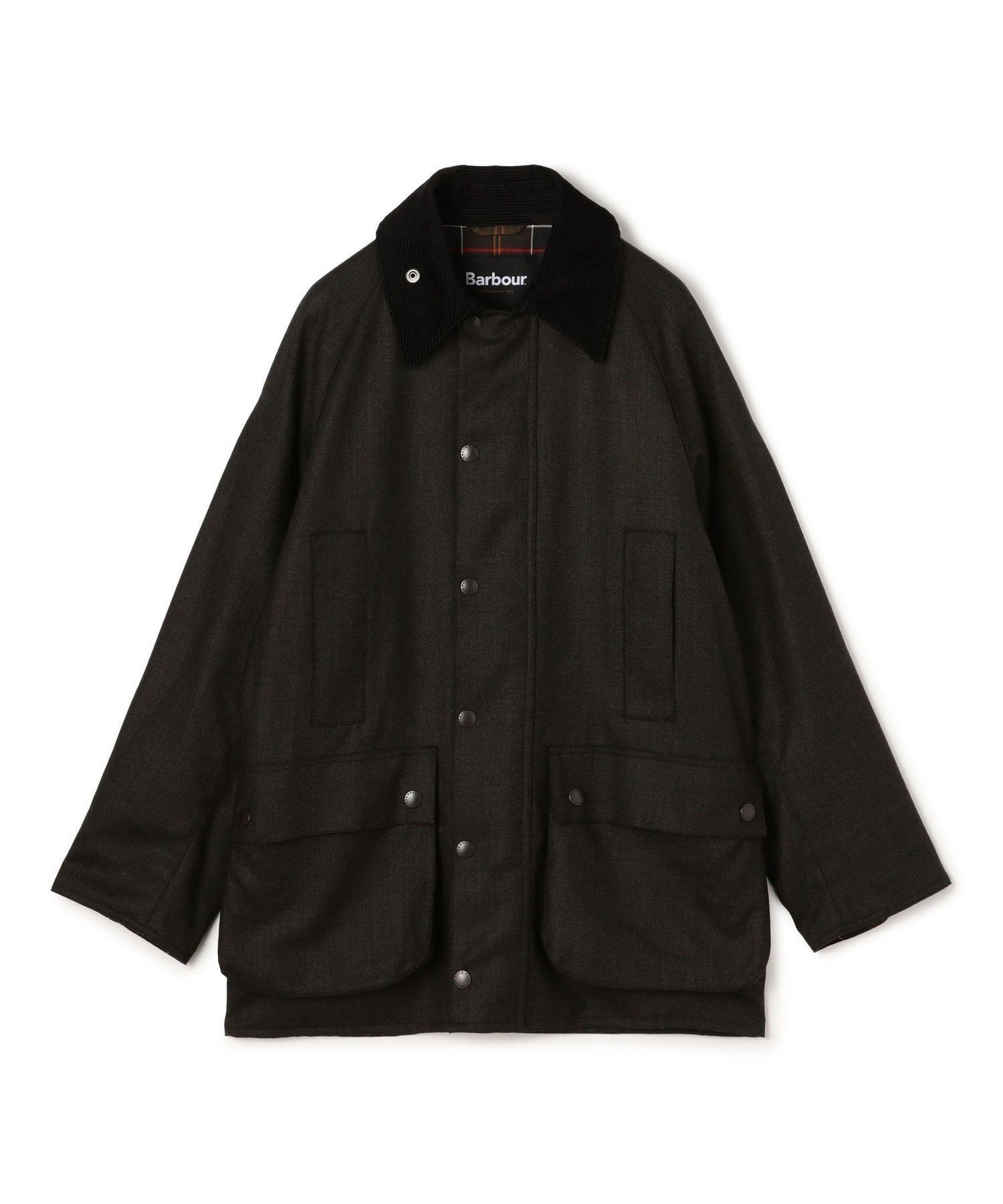 【トゥモローランド/TOMORROWLAND / MEN】の【別注】Barbour CL BEAUFORT ウールブルゾン DORMEIUL インテリア・キッズ・メンズ・レディースファッション・服の通販 founy(ファニー) 　ファッション　Fashion　メンズファッション　Fashion for Men　アウトドア　Outdoor Clothing　クラシック　Classic, Timeless Style　ジャケット　Jacket, Outerwear　ブルゾン　Blouson, Bomber Jacket　ポケット　Pocket, Pocket Detail　別注　Limited Edition, Custom Order　2025年　2025　2025-2026秋冬・A/W　Autumn/Winter 2025–26 AW25–26　57 カーキ|ID: prp329100004721733 ipo3291000000034923938