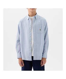【ギャップ/GAP / KIDS】のオックスフォードシャツ (キッズ) 人気、トレンドファッション・服の通販 founy(ファニー) ファッション Fashion キッズファッション Fashion for Kids ストレート Straight, Straight Cut パッチ Patch, Appliqué フィット Fit, Slim Fit フロント Front, Front Design ポケット Pocket, Pocket Detail リラックス Relax, Relaxed Fit 長袖 Long Sleeve, Full Sleeve |ID:prp329100004721743