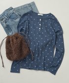 【フリークスストア/FREAK'S STORE】のリボン柄 針抜きフライス ヘンリーロンT 25AW 人気、トレンドファッション・服の通販 founy(ファニー) ファッション Fashion レディースファッション Fashion for Women トップス・カットソー Cut & Sew Tops ロングTシャツ・Tシャツ Longline T-Shirts & Tees 2025年 2025 2025-2026秋冬・A/W Autumn/Winter 2025–26 AW25–26 冬 Winter / This Winter インナー Innerwear コンパクト Compact, Small Size リボン Ribbon, Bow A/W・秋冬 Autumn/Winter thumbnail ネイビー|ID: prp329100004721748 ipo3291000000034880244