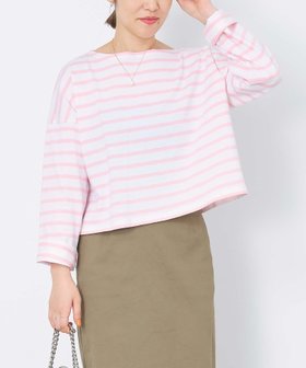 【マイカ ディール/MICA & DEAL】 【Le minor】ボーダールーズフィットT-shirt-PETIT COPAIN COURT人気、トレンドファッション・服の通販 founy(ファニー) ファッション Fashion レディースファッション Fashion for Women トップス・カットソー Cut & Sew Tops シャツ・ブラウス・オフィスカジュアル Elegant Blouses & Button-Ups ロングTシャツ・Tシャツ Longline T-Shirts & Tees クロップド Cropped, Short Length トレンド Trend, Trending Now 定番 Standard, Basic Item 人気 Popular, Best Seller ハイライズ High Rise, High Waist フィット Fit, Slim Fit フランス France, French ワイド Wide, Wide Fit |ID:prp329100004721774