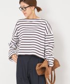 【マイカ ディール/MICA & DEAL】の【Le minor】ボーダールーズフィットT-shirt-PETIT COPAIN COURT 人気、トレンドファッション・服の通販 founy(ファニー) ファッション Fashion レディースファッション Fashion for Women トップス・カットソー Cut & Sew Tops シャツ・ブラウス・オフィスカジュアル Elegant Blouses & Button-Ups ロングTシャツ・Tシャツ Longline T-Shirts & Tees クロップド Cropped, Short Length トレンド Trend, Trending Now 定番 Standard, Basic Item 人気 Popular, Best Seller ハイライズ High Rise, High Waist フィット Fit, Slim Fit フランス France, French ワイド Wide, Wide Fit thumbnail BROWN|ID: prp329100004721774 ipo3291000000034124448