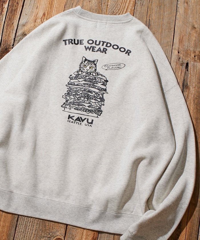 【フリークスストア/FREAK'S STORE】のKAVU×FREAK S STORE/カブ- 別注 デザイン刺繍 クルーネック スウェット / Burger Cat 【限定展開】 25AW インテリア・キッズ・メンズ・レディースファッション・服の通販 founy(ファニー) https://founy.com/ ファッション Fashion メンズファッション Fashion for Men インナー Innerwear グラフィック Graphic, Graphic Design シンプル Simple, Minimal スウェット / スエット Sweatshirt, Sweatwear トレンド Trend, Trending Now 定番 Standard, Basic Item ネコ Cat, Feline Motif 人気 Popular, Best Seller 猫 Cat, Kitty ビッグ Big, Oversized フロント Front, Front Design プリント Print, Printed Pattern ボトム Bottoms, Lower Wear 別注 Limited Edition, Custom Order ワンポイント One Point, Statement Accent A/W・秋冬 Autumn/Winter 冬 Winter / This Winter おすすめ Recommended / Our Picks 2025年 2025 2025-2026秋冬・A/W Autumn/Winter 2025–26 AW25–26 |ID: prp329100004721785 ipo3291000000034179091