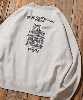 【フリークスストア/FREAK'S STORE】のKAVU×FREAK S STORE/カブ- 別注 デザイン刺繍 クルーネック スウェット / Burger Cat 【限定展開】 25AW 人気、トレンドファッション・服の通販 founy(ファニー) ファッション Fashion メンズファッション Fashion for Men インナー Innerwear グラフィック Graphic, Graphic Design シンプル Simple, Minimal スウェット / スエット Sweatshirt, Sweatwear トレンド Trend, Trending Now 定番 Standard, Basic Item ネコ Cat, Feline Motif 人気 Popular, Best Seller 猫 Cat, Kitty ビッグ Big, Oversized フロント Front, Front Design プリント Print, Printed Pattern ボトム Bottoms, Lower Wear 別注 Limited Edition, Custom Order ワンポイント One Point, Statement Accent A/W・秋冬 Autumn/Winter 冬 Winter / This Winter おすすめ Recommended / Our Picks 2025年 2025 2025-2026秋冬・A/W Autumn/Winter 2025–26 AW25–26 |ID:prp329100004721785