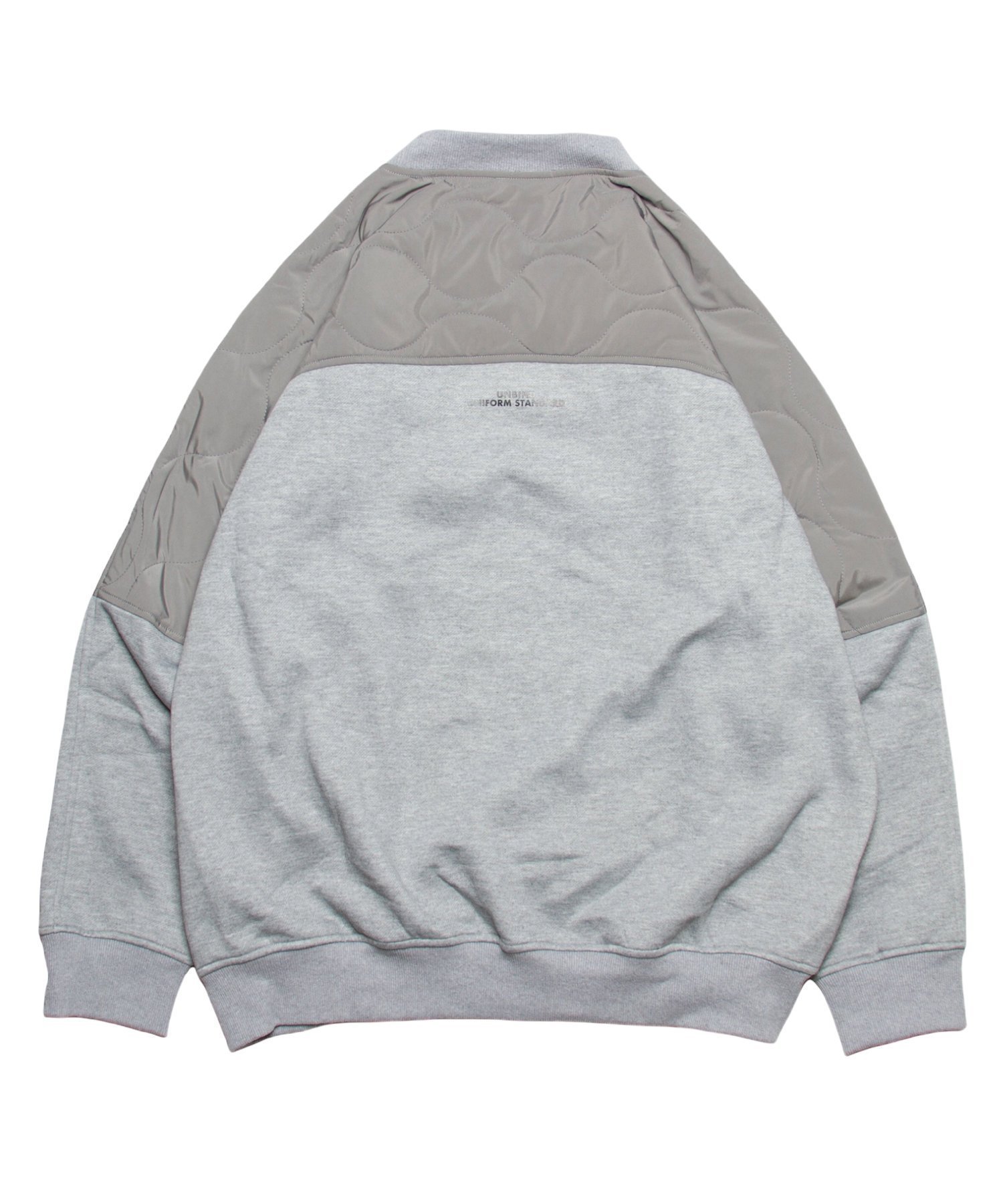 【トゥオールズ/twoles】の【UNBIND】QUILT SWITCH SWEAT インテリア・キッズ・メンズ・レディースファッション・服の通販 founy(ファニー) 　ファッション　Fashion　レディースファッション　Fashion for Women　トップス・カットソー　Cut & Sew Tops　レディースパーカー・カジュアルフーディー　Casual Hoodies & Sweatshirts　スウェット・クルーネックトップス　Sweatshirts & Crewnecks / Relaxed Fit Sweat Tops　キルティング　Quilted, Quilting　スウェット / スエット　Sweatshirt, Sweatwear　ルーズ　Loose, Oversized　冬　Winter / This Winter　軽量　Lightweight, Ultra Light　グレー|ID: prp329100004721793 ipo3291000000034504076