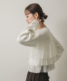 【センスオブプレイス/SENSE OF PLACE by URBAN RESEARCH】のダブルジップフリルニットカーデ 人気、トレンドファッション・服の通販 founy(ファニー) ファッション Fashion レディースファッション Fashion for Women トップス・カットソー Cut & Sew Tops ニット Knit Tops & Sweaters thumbnail オフホワイト|ID: prp329100004721801 ipo3291000000034651037