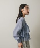 【センスオブプレイス/SENSE OF PLACE by URBAN RESEARCH】のダブルジップフリルニットカーデ 人気、トレンドファッション・服の通販 founy(ファニー) ファッション Fashion レディースファッション Fashion for Women トップス・カットソー Cut & Sew Tops ニット Knit Tops & Sweaters thumbnail ライトブルー|ID: prp329100004721801 ipo3291000000034651039