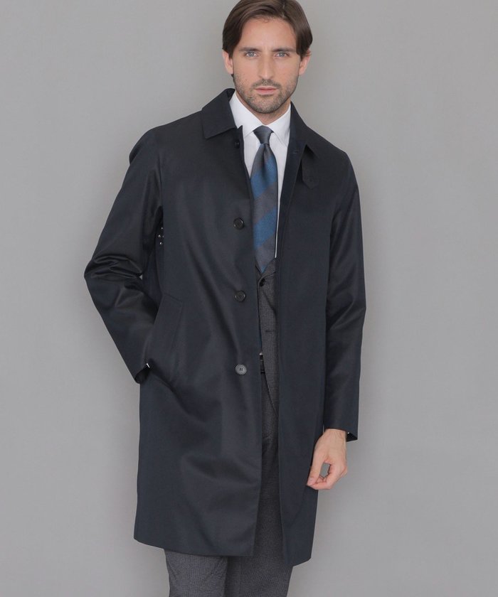 【マッキントッシュ ロンドン/MACKINTOSH LONDON / MEN】の【WEB・一部店舗限定】【DUNFORD】スビンコットンポリエステルギャバジンステンカラーコート インテリア・キッズ・メンズ・レディースファッション・服の通販 founy(ファニー) https://founy.com/ ファッション Fashion メンズファッション Fashion for Men シャンブレー Chambray, Denim-Like Fabric シンプル Simple, Minimal パターン Pattern, Design Print フィット Fit, Slim Fit フロント Front, Front Design ライナー Liner, Inner Layer 冬 Winter / This Winter 春 Spring 秋 Autumn |ID: prp329100004721813 ipo3291000000034343562