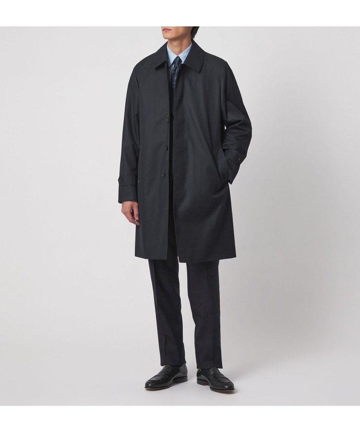 【ユナイテッドアローズ/UNITED ARROWS / MEN】のギャバジン ステンカラーコート 撥水 インテリア・キッズ・メンズ・レディースファッション・服の通販 founy(ファニー) https://founy.com/ ファッション Fashion メンズファッション Fashion for Men シルケット Silket, Silky Cotton ジャケット Jacket, Outerwear スラックス Slacks, Dress Pants バランス Balance, Style Balance フロント Front, Front Design モダン Modern, Contemporary ライナー Liner, Inner Layer ロング Long, Long-Length おすすめ Recommended / Our Picks エレガント 上品 Elegant ビジネス 仕事 通勤 Business / Work / Commuting |ID: prp329100004721823 ipo3291000000034838443