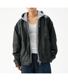 【ビームス/BEAMS / MEN】のワイドフィット 4ポケット レザー ブルゾン 人気、トレンドファッション・服の通販 founy(ファニー) ファッション Fashion メンズファッション Fashion for Men スタイリッシュ Stylish, Fashionable バランス Balance, Style Balance フィット Fit, Slim Fit フォルム Silhouette, Form ブルゾン Blouson, Bomber Jacket ポケット Pocket, Pocket Detail ワイド Wide, Wide Fit |ID:prp329100004721836