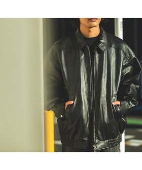【ビームス/BEAMS / MEN】のワイドフィット 4ポケット レザー ブルゾン 25AW ゆったり シープレザー 微光沢 春まで着れる 人気、トレンドファッション・服の通販 founy(ファニー) ファッション Fashion メンズファッション Fashion for Men 2025年 2025 2025-2026秋冬・A/W Autumn/Winter 2025–26 AW25–26 スタイリッシュ Stylish, Fashionable バランス Balance, Style Balance フィット Fit, Slim Fit フォルム Silhouette, Form ブルゾン Blouson, Bomber Jacket ポケット Pocket, Pocket Detail ワイド Wide, Wide Fit 春 Spring |ID:prp329100004721836