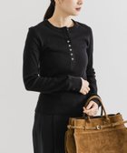【アーバンリサーチ/URBAN RESEARCH】のヘンリーネックリブカットソー 人気、トレンドファッション・服の通販 founy(ファニー) ファッション Fashion レディースファッション Fashion for Women トップス・カットソー Cut & Sew Tops カットソー・ベーシックTシャツ Cut-and-Sewn Tops / Stretch Tees & Basics 2025年 2025 2025-2026秋冬・A/W Autumn/Winter 2025–26 AW25–26 冬 Winter / This Winter おすすめ Recommended / Our Picks インナー Innerwear カーディガン Cardigan, Knitwear コンパクト Compact, Small Size ジャケット Jacket, Outerwear スラックス Slacks, Dress Pants デニム Denim, Jeans Material バランス Balance, Style Balance フィット Fit, Slim Fit フロント Front, Front Design ワイド Wide, Wide Fit A/W・秋冬 Autumn/Winter thumbnail BLACK|ID: prp329100004721860 ipo3291000000034995480