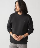 【シップス/SHIPS / MEN】の【WEB限定】SHIPS テレワーク ビズ ワンポイントロゴ ハイゲージ ダブルニット スウェット ブラック|ID: prp329100004721871 ipo3291000000034198371