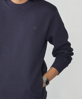 【シップス/SHIPS / MEN】の【WEB限定】SHIPS テレワーク ビズ ワンポイントロゴ ハイゲージ ダブルニット スウェット 人気、トレンドファッション・服の通販 founy(ファニー) ファッション Fashion メンズファッション Fashion for Men インナー Innerwear エレガント 上品 Elegant カットソー Cut and Sewn Top ジャケット Jacket, Outerwear スウェット / スエット Sweatshirt, Sweatwear セットアップ Set-Up, Coordinated Outfit ダブル Double, Double-Breasted バランス Balance, Style Balance パターン Pattern, Design Print ブルゾン Blouson, Bomber Jacket ベーシック Basic, Essential ルーズ Loose, Oversized ワンポイント One Point, Statement Accent ビジネス 仕事 通勤 Business / Work / Commuting |ID:prp329100004721871