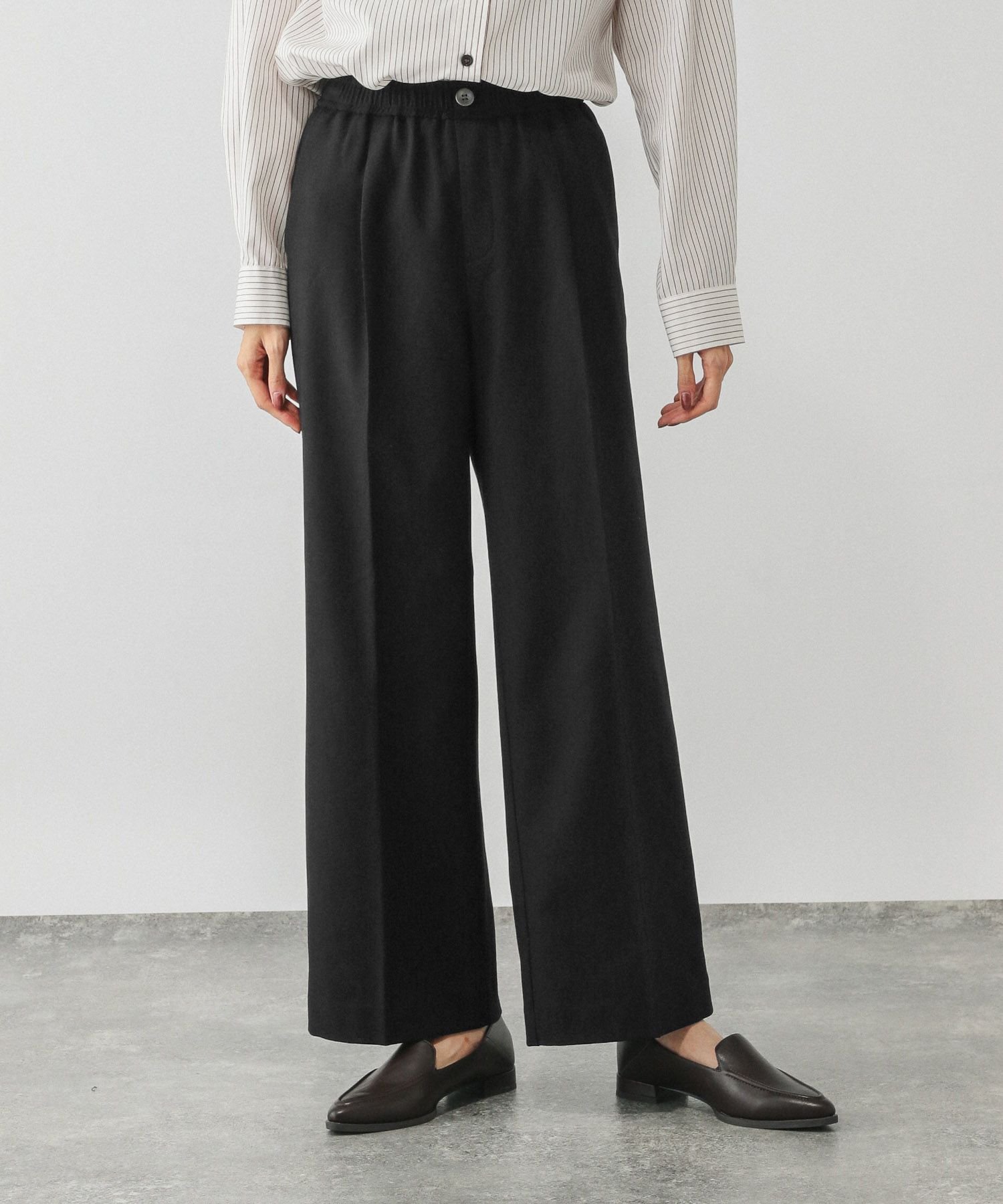 【グローバルワーク/GLOBAL WORK】のあったかスッキリイージーパンツ/580794 インテリア・キッズ・メンズ・レディースファッション・服の通販 founy(ファニー) 　ファッション　Fashion　レディースファッション　Fashion for Women　パンツ　Pants & Trousers　シューズ　Shoes, Footwear　ジャケット　Jacket, Outerwear　スウェット / スエット　Sweatshirt, Sweatwear　ストレッチ　Stretch, Stretchy Fabric　センター　Center, Center Line　人気　Popular, Best Seller　フロント　Front, Front Design　メランジ　Melange, Mixed Yarn　A/W・秋冬　Autumn/Winter　おすすめ　Recommended / Our Picks　ブラック09|ID: prp329100004721889 ipo3291000000034126295