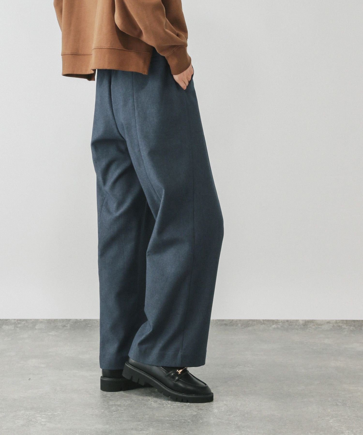 【グローバルワーク/GLOBAL WORK】のあったかスッキリイージーパンツ/580794 インテリア・キッズ・メンズ・レディースファッション・服の通販 founy(ファニー) 　ファッション　Fashion　レディースファッション　Fashion for Women　パンツ　Pants & Trousers　シューズ　Shoes, Footwear　ジャケット　Jacket, Outerwear　スウェット / スエット　Sweatshirt, Sweatwear　ストレッチ　Stretch, Stretchy Fabric　センター　Center, Center Line　人気　Popular, Best Seller　フロント　Front, Front Design　メランジ　Melange, Mixed Yarn　A/W・秋冬　Autumn/Winter　おすすめ　Recommended / Our Picks　ブルー86|ID: prp329100004721889 ipo3291000000034808633