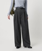 【ビューティ&ユース ユナイテッドアローズ/BEAUTY&YOUTH / UNITED ARROWS】のツイードライク バックゴムワイドパンツ ウォッシャブル DK.GRAY|ID: prp329100004721901 ipo3291000000034465606