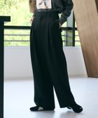 【ビューティ&ユース ユナイテッドアローズ/BEAUTY&YOUTH / UNITED ARROWS】のツイードライク バックゴムワイドパンツ ウォッシャブル 人気、トレンドファッション・服の通販 founy(ファニー) ファッション Fashion レディースファッション Fashion for Women パンツ Pants & Trousers バッグ Bags ウォッシャブル Machine Washable 秋 Autumn クラシック Classic, Timeless Style ツイード Twill, Twill Weave ドレープ Drape, Draping Fabric リブニット Rib Knit, Ribbed Knit ロング Long, Long-Length ワイド Wide, Wide Fit A/W・秋冬 Autumn/Winter thumbnail BLACK|ID: prp329100004721901 ipo3291000000034851054