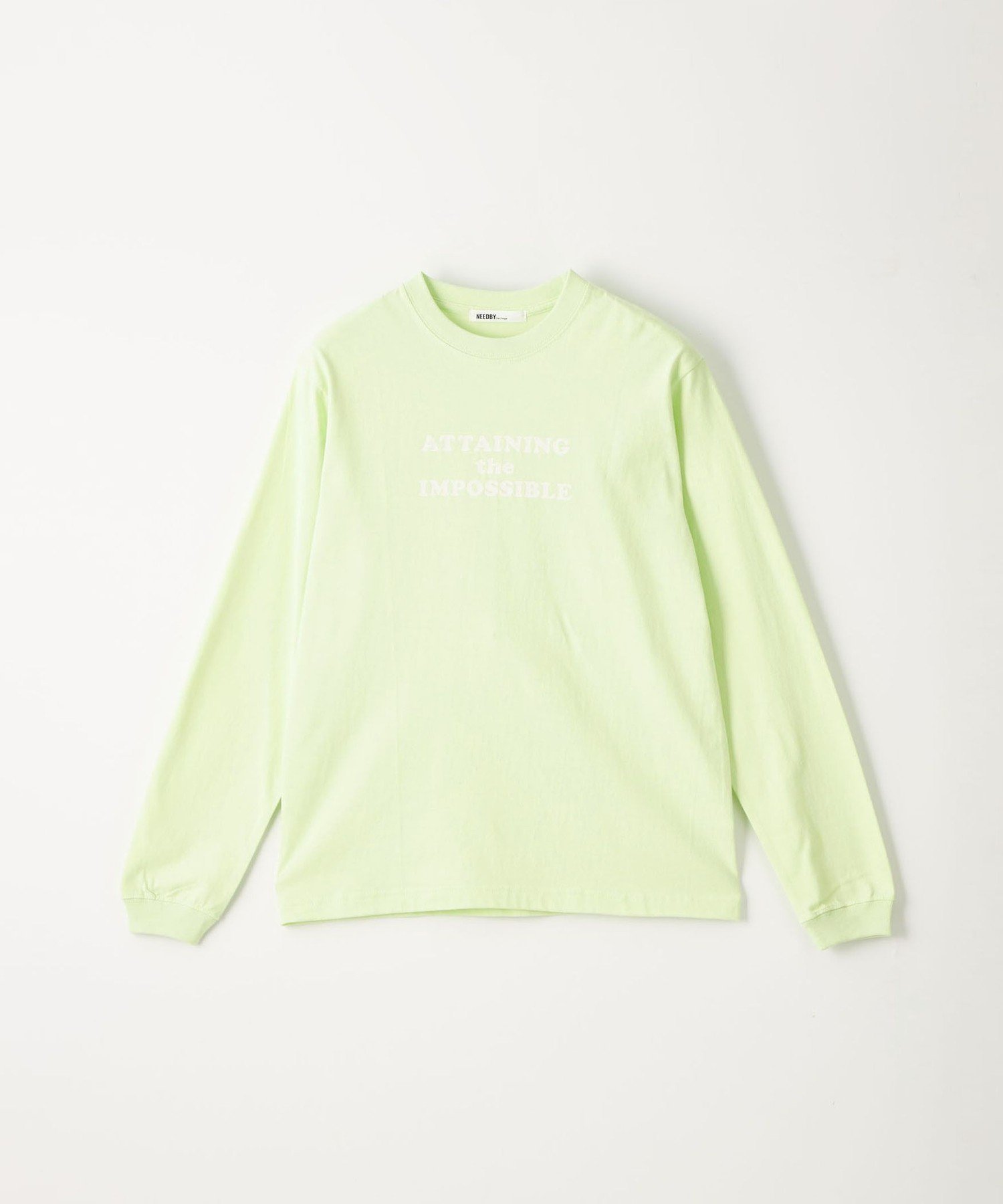 【ユナイテッドアローズ/UNITED ARROWS】の【別注】 NEEDBY heritage ロングスリーブ Tシャツ カットソー インテリア・キッズ・メンズ・レディースファッション・服の通販 founy(ファニー) ファッション Fashion レディースファッション Fashion for Women トップス・カットソー Cut & Sew Tops シャツ・ブラウス・オフィスカジュアル Elegant Blouses & Button-Ups ロングTシャツ・Tシャツ Longline T-Shirts & Tees カットソー・ベーシックTシャツ Cut-and-Sewn Tops / Stretch Tees & Basics インナー Innerwear 春 Spring カットソー Cut and Sewn Top クラシック Classic, Timeless Style スリーブ Sleeve, Long Sleeve / Short Sleeve デニム Denim, Jeans Material フロント Front, Front Design プリント Print, Printed Pattern ベーシック Basic, Essential 別注 Limited Edition, Custom Order ロング Long, Long-Length アウトレット Outlet / Clearance おすすめ Recommended / Our Picks 夏 Summer LIME|ID: prp329100004721914 ipo3291000000034466373