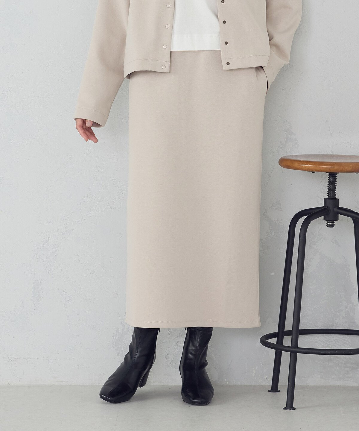 【コムサイズム/COMME CA ISM】のダンボールニット ナロースカート / セットアップ対応 人気、トレンドファッション・服の通販 founy(ファニー) 　ファッション　Fashion　レディースファッション　Fashion for Women　セットアップ　Matching Sets　スカート・ミニ/ミディ/マキシ　Skirts / Mini, Midi & Maxi Skirts　おすすめ　Recommended / Our Picks　カーディガン　Cardigan, Knitwear　シンプル　Simple, Minimal　スリット　Slit, Slit Detail　セットアップ　Set-Up, Coordinated Outfit　パーカー　Hoodie, Parka　 other-1|ID: prp329100004721984 ipo3291000000034127830