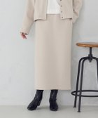 【コムサイズム/COMME CA ISM】のダンボールニット ナロースカート / セットアップ対応 ベージュ|ID: prp329100004721984 ipo3291000000034127831