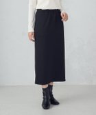 【コムサイズム/COMME CA ISM】のダンボールニット ナロースカート / セットアップ対応 ブラック|ID: prp329100004721984 ipo3291000000034127833
