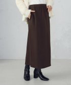【コムサイズム/COMME CA ISM】のダンボールニット ナロースカート / セットアップ対応 ダークブラウン|ID: prp329100004721984 ipo3291000000034127835