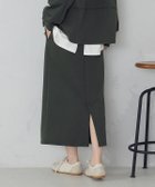 【コムサイズム/COMME CA ISM】のダンボールニット ナロースカート / セットアップ対応 ダークグリーン|ID: prp329100004721984 ipo3291000000034127836