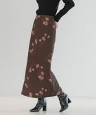 【アンデミュウ/Andemiu】のゴブランIラインスカート ブラウン|ID: prp329100004722006 ipo3291000000034651942