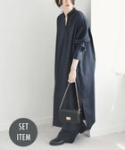 【シップス フォー ウィメン/SHIPS】のquaranciel 洗濯機可能 ストライプ カフタンワンピース パンツ セットアップ ネイビー|ID: prp329100004722044 ipo3291000000034128669
