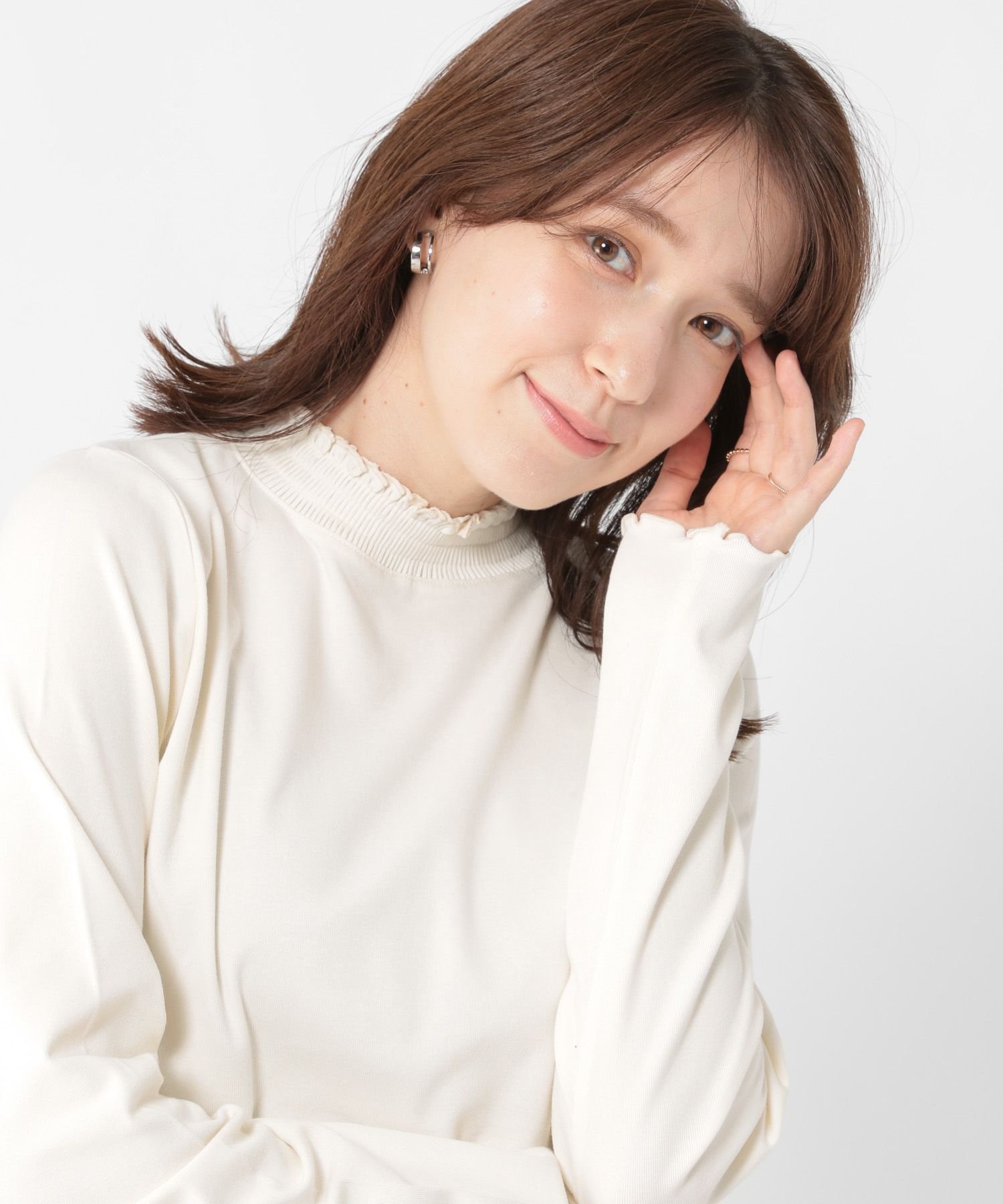 【スタディオ クリップ/studio CLIP】のアソートシャーリングネックプルオーバー プラスサイズあり インテリア・キッズ・メンズ・レディースファッション・服の通販 founy(ファニー) ファッション Fashion レディースファッション Fashion for Women トップス・カットソー Cut & Sew Tops カジュアルプルオーバー・ニットトップス Pullovers & Knit Tops / Casual Pullovers おすすめ Recommended / Our Picks インナー Innerwear カットソー Cut and Sewn Top スウェット / スエット Sweatshirt, Sweatwear オフホワイトメロー07|ID: prp329100004722095 ipo3291000000034402503