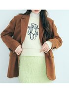 【リリーブラウン/Lily Brown】の【WEB限定00サイズ】バリエーションオーバージャケット BRW[058]|ID: prp329100004722097 ipo3291000000034358301