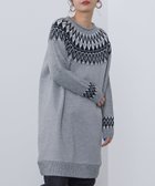 【ビームス ウイメン/BEAMS】のジャカードニット コンビ ワンピース LIGHT GREY|ID: prp329100004722171 ipo3291000000034487697