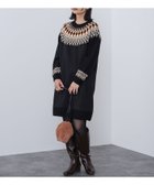 【ビームス ウイメン/BEAMS】のジャカードニット コンビ ワンピース BLACK|ID: prp329100004722171 ipo3291000000034643992