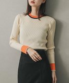 【センスオブプレイス/SENSE OF PLACE by URBAN RESEARCH】の『WEB限定』バイカラーコンパクトセーター 人気、トレンドファッション・服の通販 founy(ファニー) ファッション Fashion レディースファッション Fashion for Women インナー Innerwear キャミソール Camisole, Spaghetti Strap Top サロペット Overalls, Salopette デニム Denim, Jeans Material フィット Fit, Slim Fit A/W・秋冬 Autumn/Winter 冬 Winter / This Winter 夏 Summer 2025年 2025 2025-2026秋冬・A/W Autumn/Winter 2025–26 AW25–26 thumbnail IVORY|ID: prp329100004722172 ipo3291000000034130422