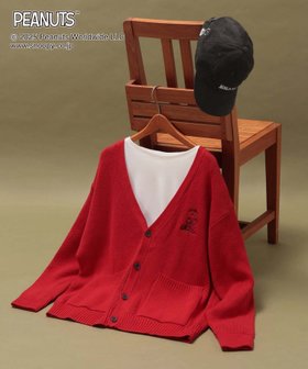 【グローバルワーク/GLOBAL WORK】 PEANUTS/ロゴVネックカーディガン/591295人気、トレンドファッション・服の通販 founy(ファニー) ファッション Fashion レディースファッション Fashion for Women トップス・カットソー Cut & Sew Tops カーディガン・羽織り Layered Style Cardigans Vネックトップス V-Neck Tops / V-Cut Neckline Shirts おすすめ Recommended / Our Picks カーディガン Cardigan, Knitwear キャミ Camisole, Cami Top キャラクター Character, Licensed Characters タンク Tank Top, Sleeveless Top |ID:prp329100004722253