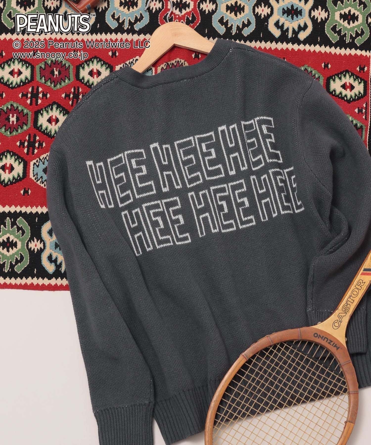 【グローバルワーク/GLOBAL WORK】のPEANUTS/ロゴVネックカーディガン/591295 インテリア・キッズ・メンズ・レディースファッション・服の通販 founy(ファニー) 　ファッション　Fashion　レディースファッション　Fashion for Women　トップス・カットソー　Cut & Sew Tops　カーディガン・羽織り　Layered Style Cardigans　Vネックトップス　V-Neck Tops / V-Cut Neckline Shirts　おすすめ　Recommended / Our Picks　カーディガン　Cardigan, Knitwear　キャミ　Camisole, Cami Top　キャラクター　Character, Licensed Characters　タンク　Tank Top, Sleeveless Top　スミクロ/Snoopy&Woodstock19|ID: prp329100004722253 ipo3291000000034326539