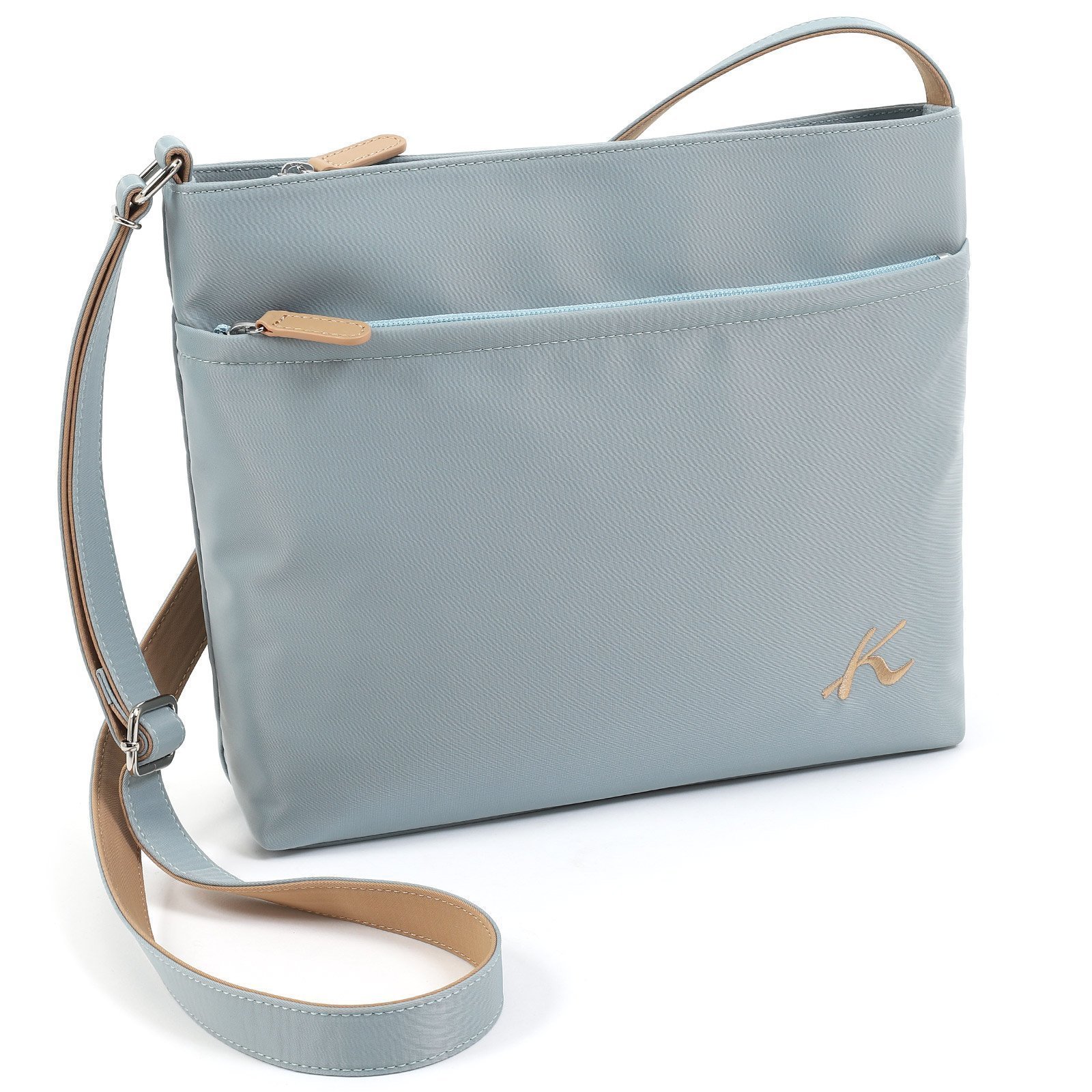 【キタムラ/Kitamura】のショルダーバッグ R-0702 インテリア・キッズ・メンズ・レディースファッション・服の通販 founy(ファニー) ファッション Fashion レディースファッション Fashion for Women ショルダー Shoulder, Shoulder Strap ポケット Pocket, Pocket Detail ポーチ Pouch, Small Case ワンポイント One Point, Statement Accent 傘 Umbrella, Parasol 財布 Wallet, Purse サックスブルー/カフェオレ25671|ID: prp329100004722291 ipo3291000000034862595