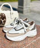 【プラスダイアナ/plus diana】の【軽量】厚底ダッドスニーカー 人気、トレンドファッション・服の通販 founy(ファニー) ファッション Fashion レディースファッション Fashion for Women ウォーム Warm Fabric 厚底 Platform Shoes 軽量 Lightweight, Ultra Light シューズ Shoes, Footwear スタイリッシュ Stylish, Fashionable スニーカー Sneakers, Trainers スマート Smart, Elegant ビジュー Bijou, Jewel-like Accent フェミニン Feminine, Girly プレート Plate, Dish ラバー Rubber, Rubber Sole レース Lace, Lace Fabric ワイド Wide, Wide Fit 再入荷 Restock / Back in Stock エレガント 上品 Elegant 新作・新入荷 New Arrivals / New In thumbnail ダークベージュ人工シルキー*|ID: prp329100004722337 ipo3291000000034132028