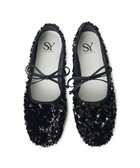 【オデット エ オディール/Odette e Odile】のSY スパンコールバレエ フラット10●↑ 人気、トレンドファッション・服の通販 founy(ファニー) ファッション Fashion レディースファッション Fashion for Women シャーリング Shirring, Ruched シューズ Shoes, Footwear シンプル Simple, Minimal スパンコール Sequins, Sequin Embellishment ツイード Twill, Twill Weave トレンド Trend, Trending Now バレエ Ballet, Ballet Style パープル Purple, Violet フラット Flat, Flat Shoes ベロア Velour, Soft Velvet リアル Real, Realistic リボン Ribbon, Bow thumbnail BLACK|ID: prp329100004722341 ipo3291000000034878921