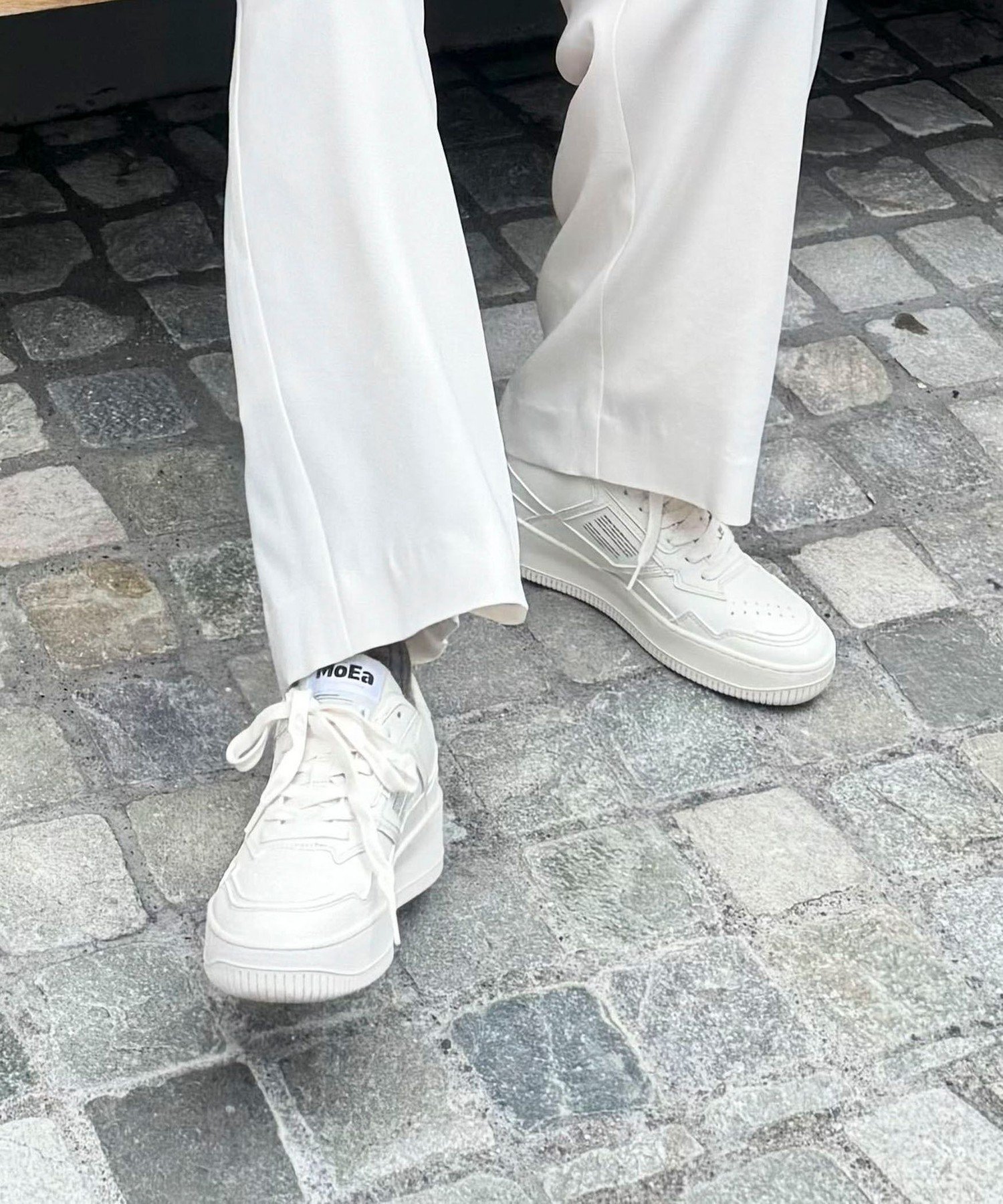 【ノーリーズ/NOLLEY'S】の【MoEa /モエア】VEGAN スニーカー インテリア・キッズ・メンズ・レディースファッション・服の通販 founy(ファニー) 　ファッション　Fashion　レディースファッション　Fashion for Women　シューズ　Shoes, Footwear　スニーカー　Sneakers, Trainers　フォルム　Silhouette, Form　フランス　France, French　おすすめ　Recommended / Our Picks　ホワイト|ID: prp329100004722364 ipo3291000000034132143